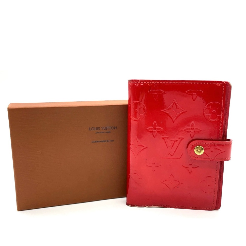 Louis Vuitton Red Monogram Planner Agenda